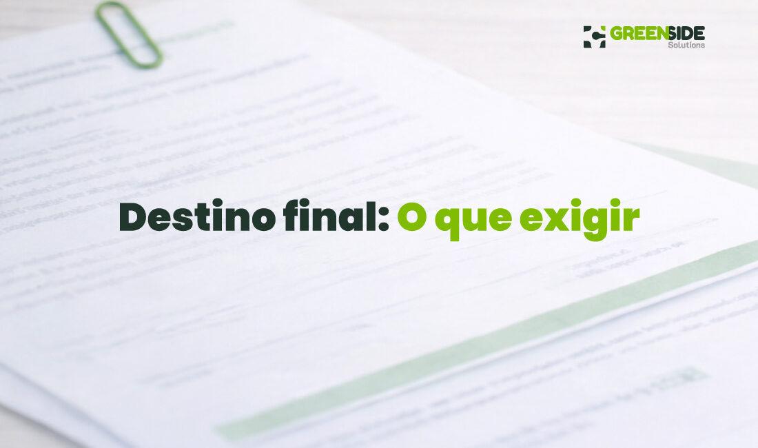 Destinação final de resíduos e rastreabilidade empresarial